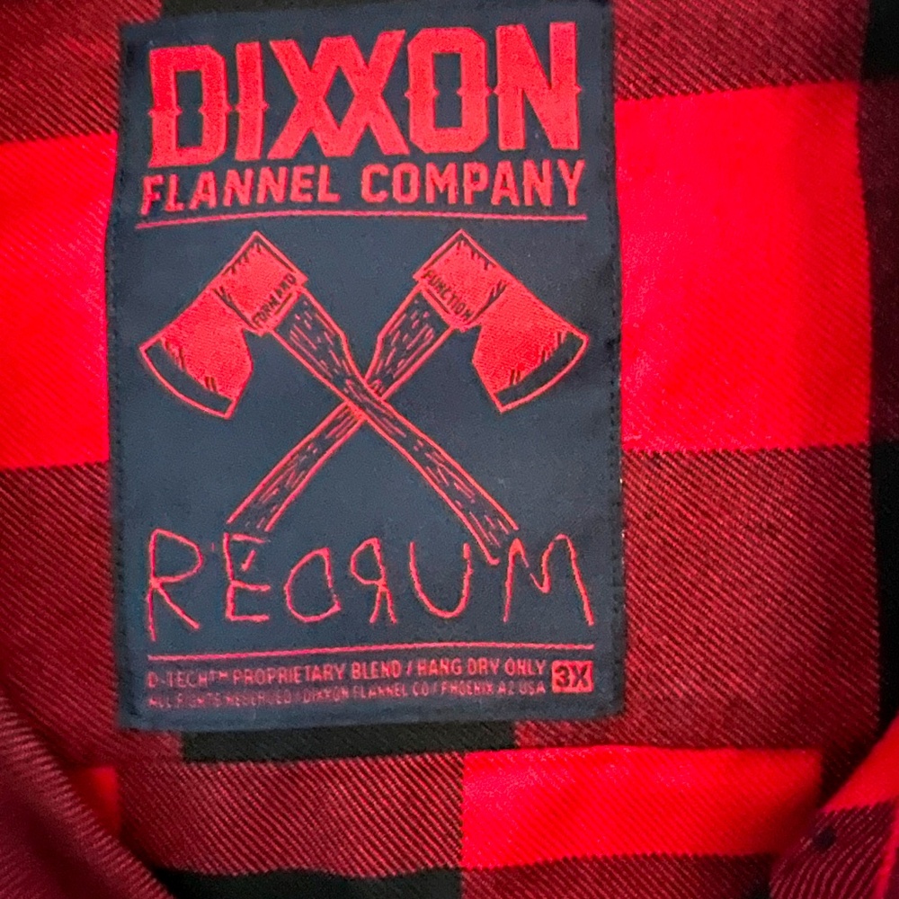 DIXXON Redrum 3XL Flannel - Picture 3 of 4